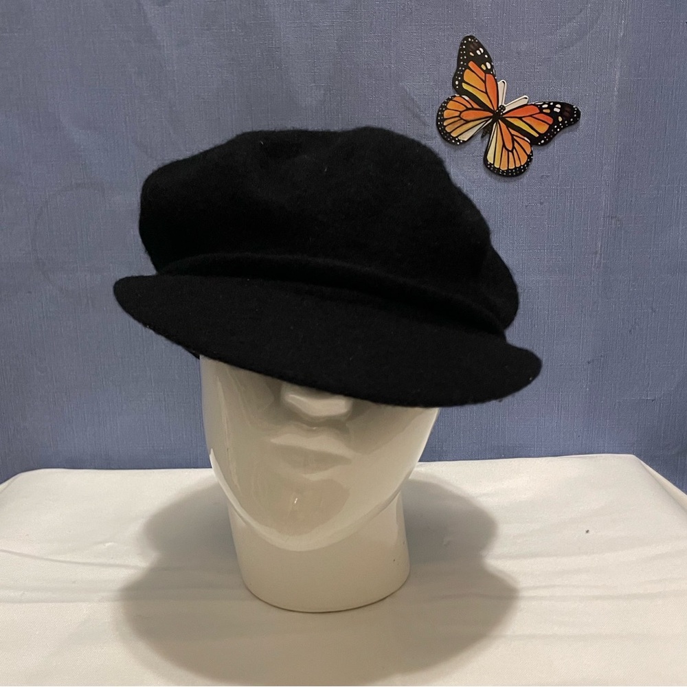 Wool News Boy Beret Hat - Picture 3 of 5